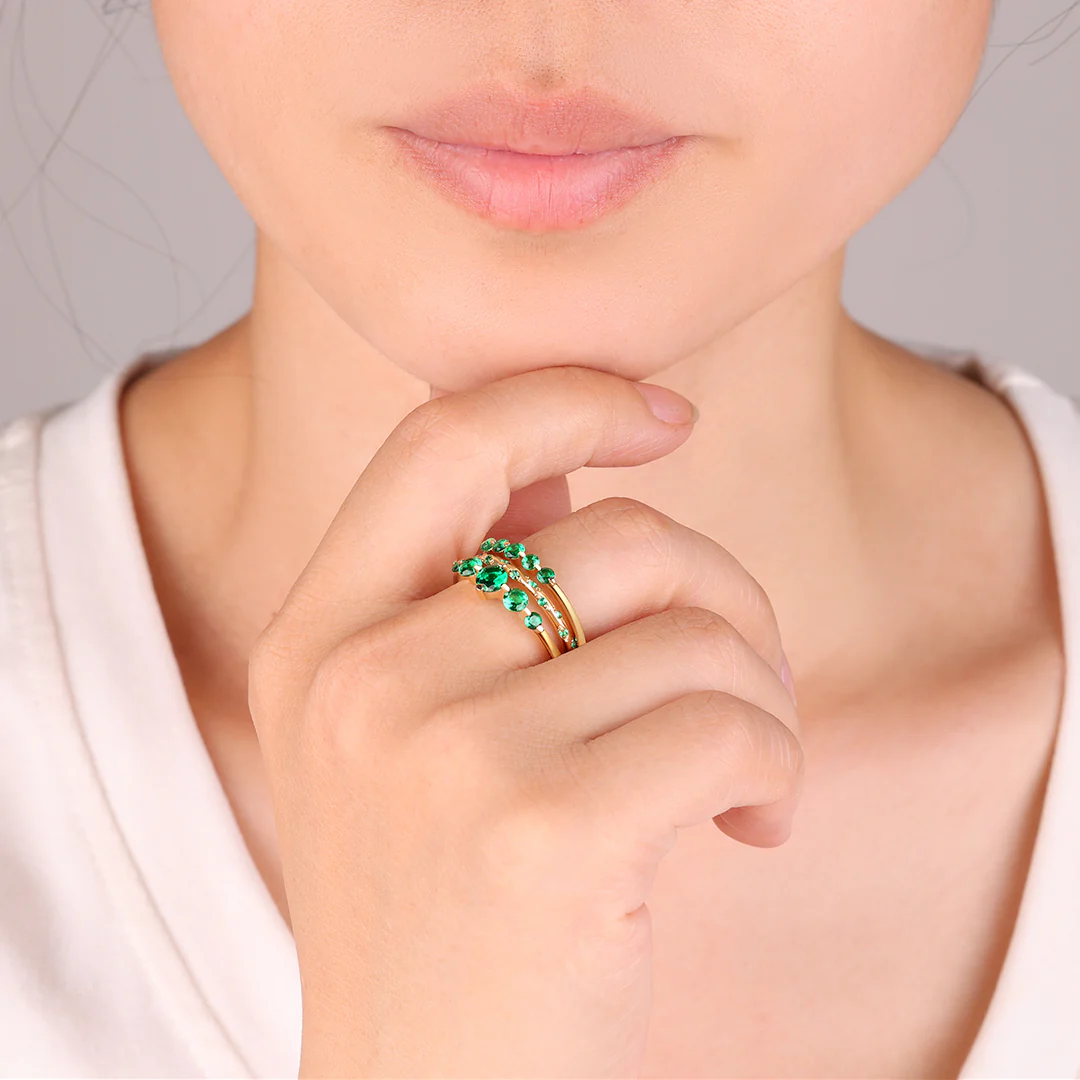 Birthstone Stacking Ring Set - Image 26