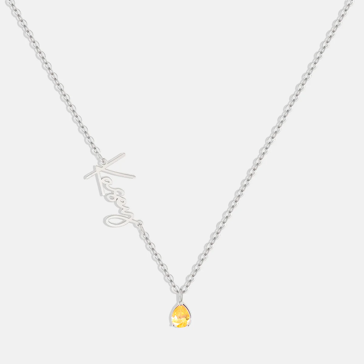 Handmade Birthstone Name Necklace - Image 110