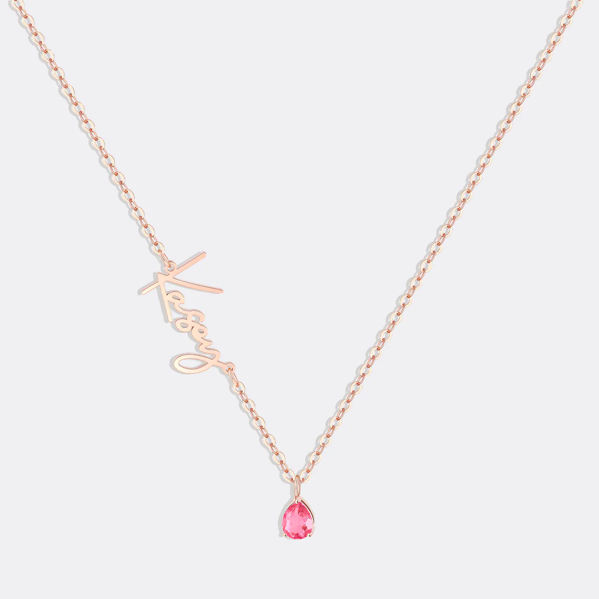 Handmade Birthstone Name Necklace - Image 94