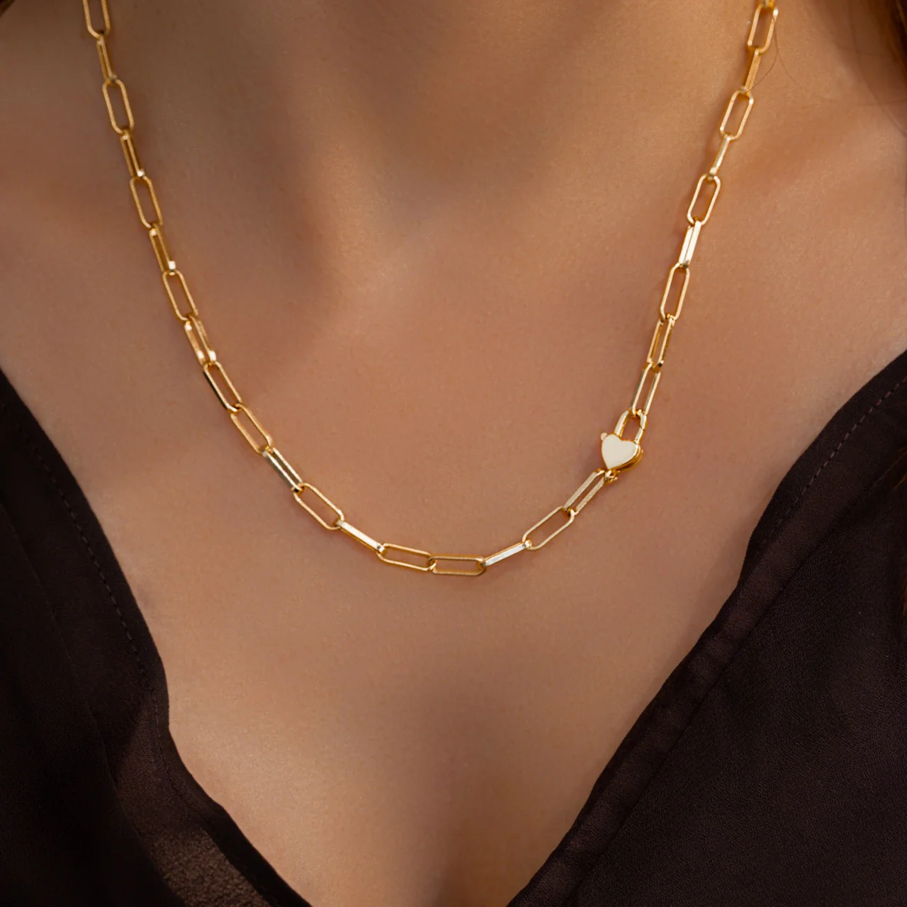 Heart Padlock Necklace - Image 17