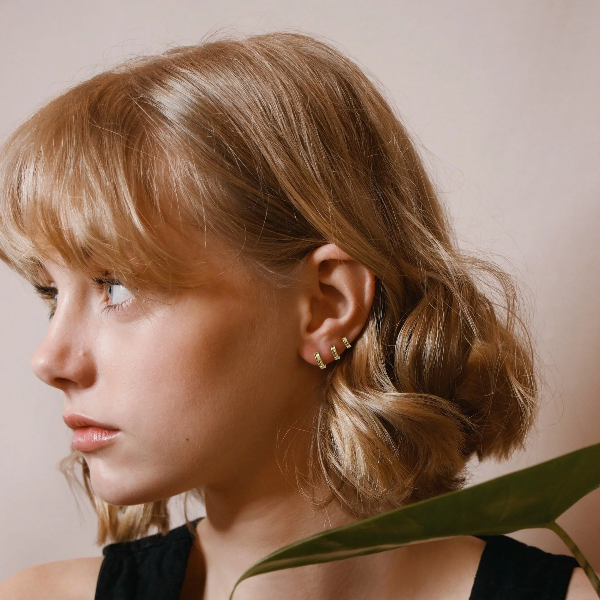 Pave Huggie Hoop Earrings - Image 18