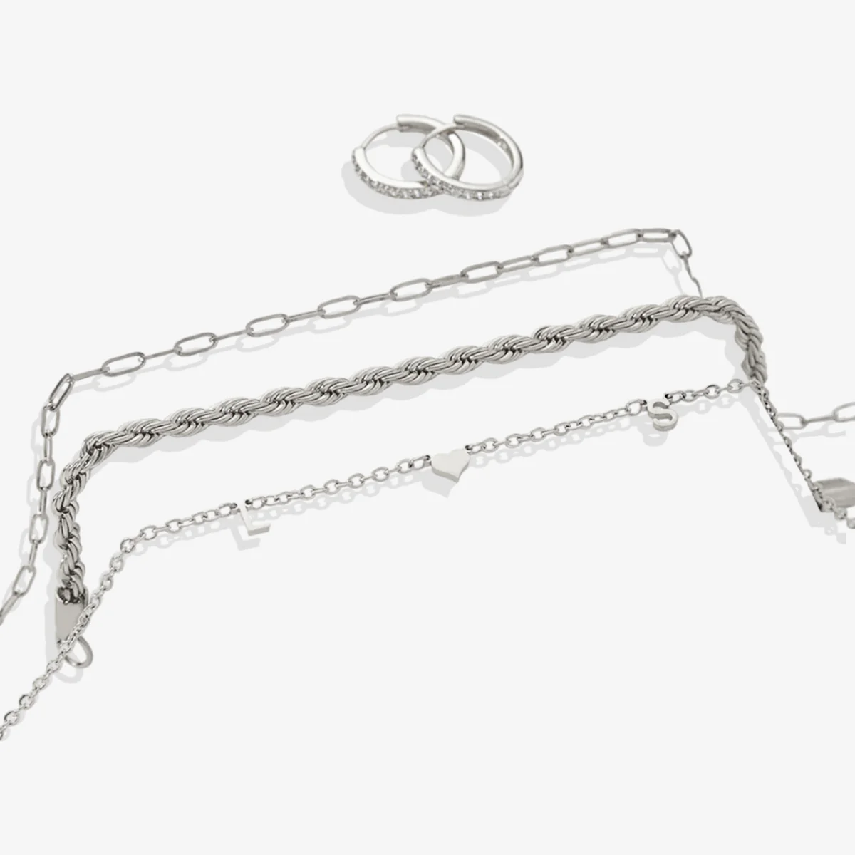 Pave Huggie Hoop Earrings - Image 31