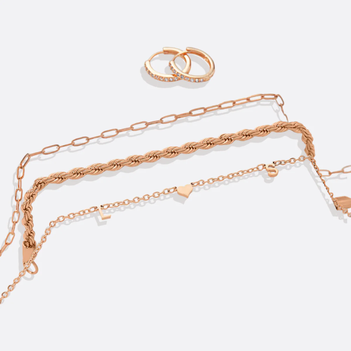 Pave Huggie Hoop Earrings - Image 34