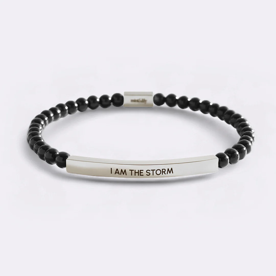 I Am The Storm Beaded Inspire Bracelet - Image 4