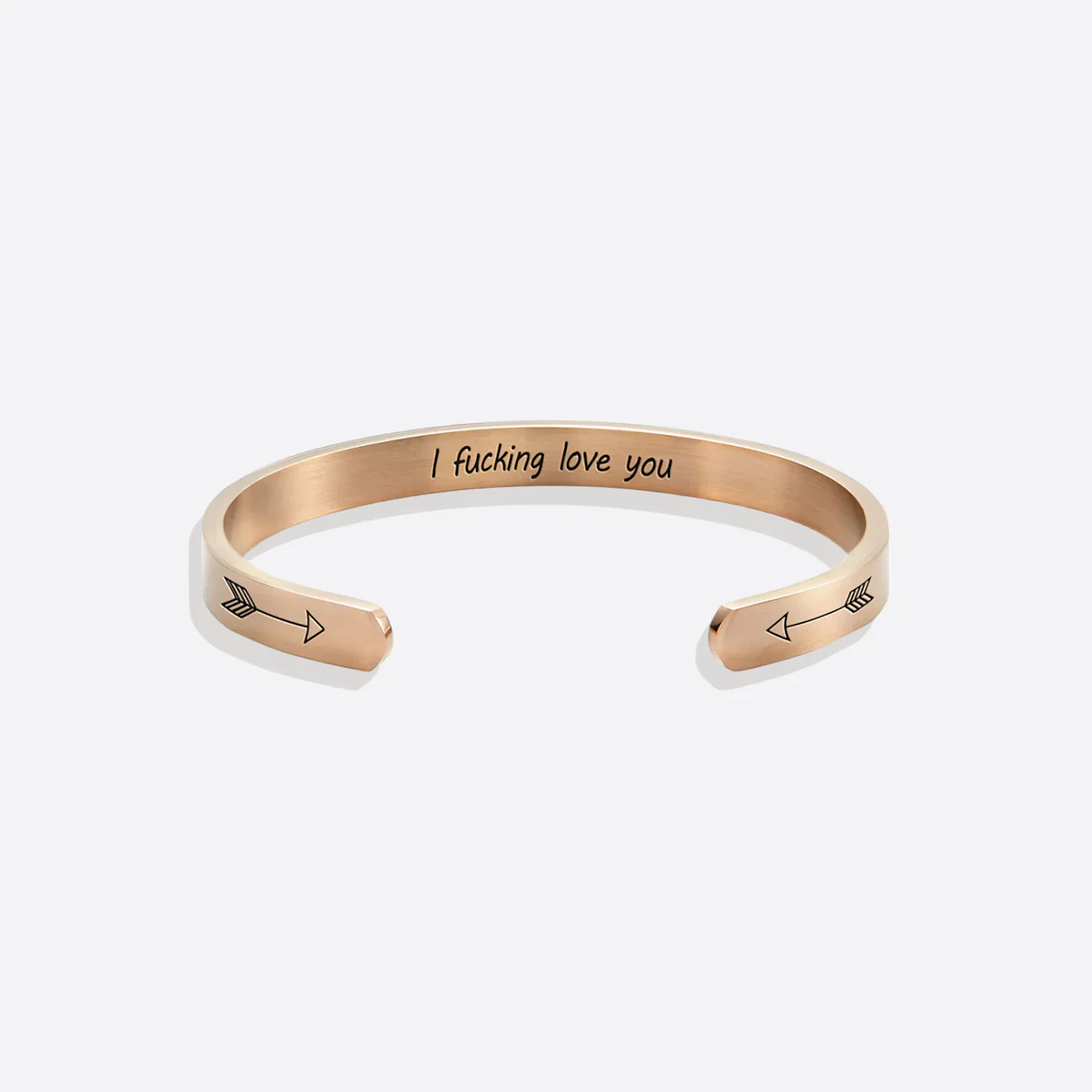 I Fucking Love You Personalizable Cuff Bracelet - Image 32