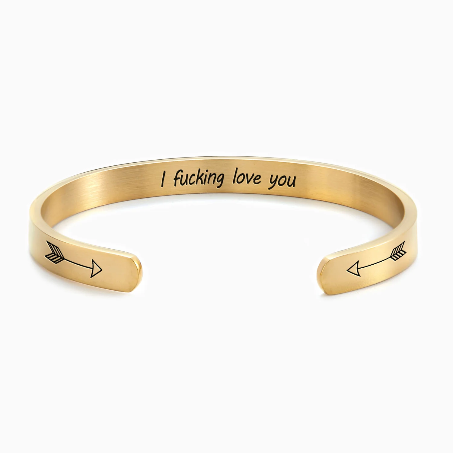 I Fucking Love You Personalizable Cuff Bracelet - Image 5