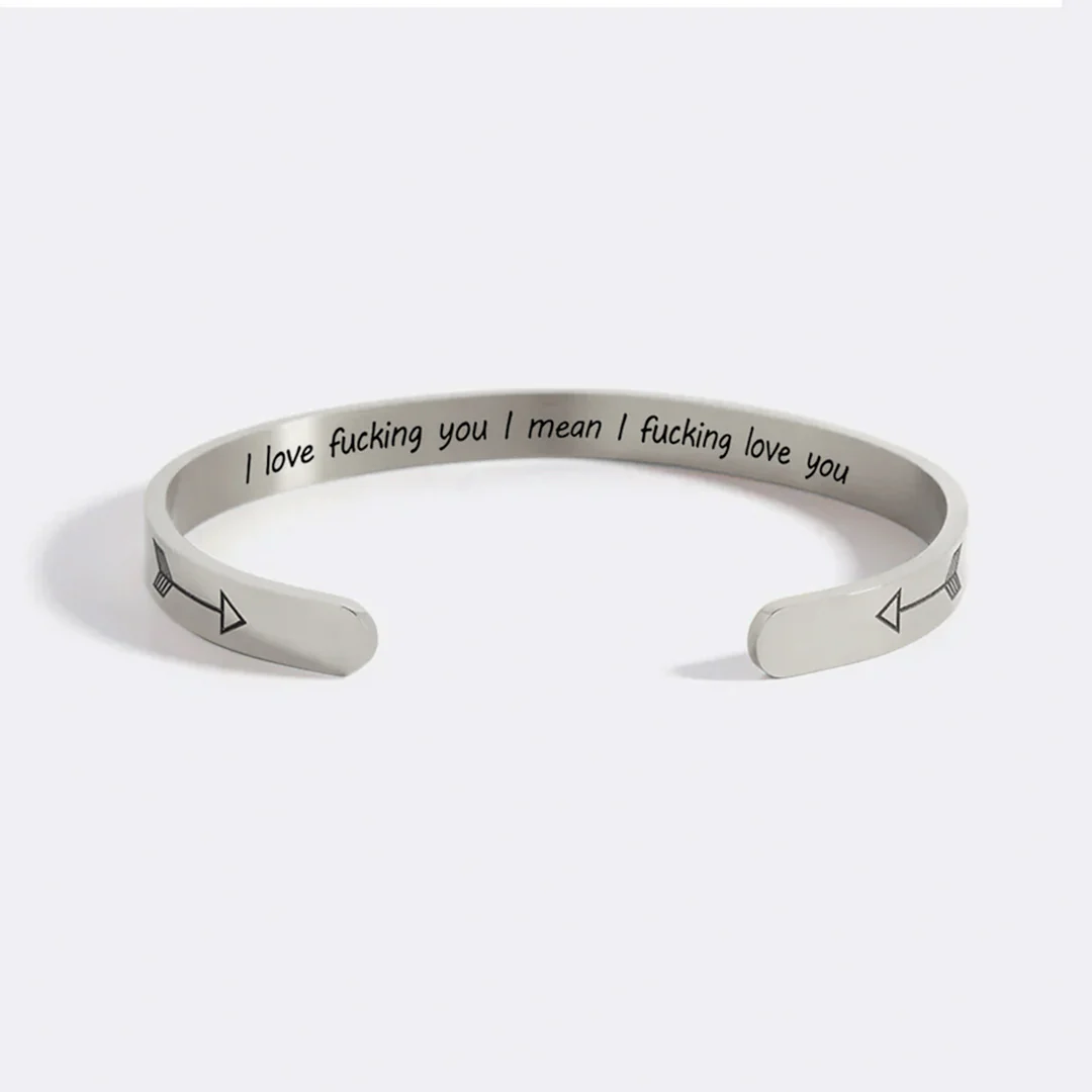 I Love Fucking You I Mean I Fucking Love you Cuff Bracelet - Image 31