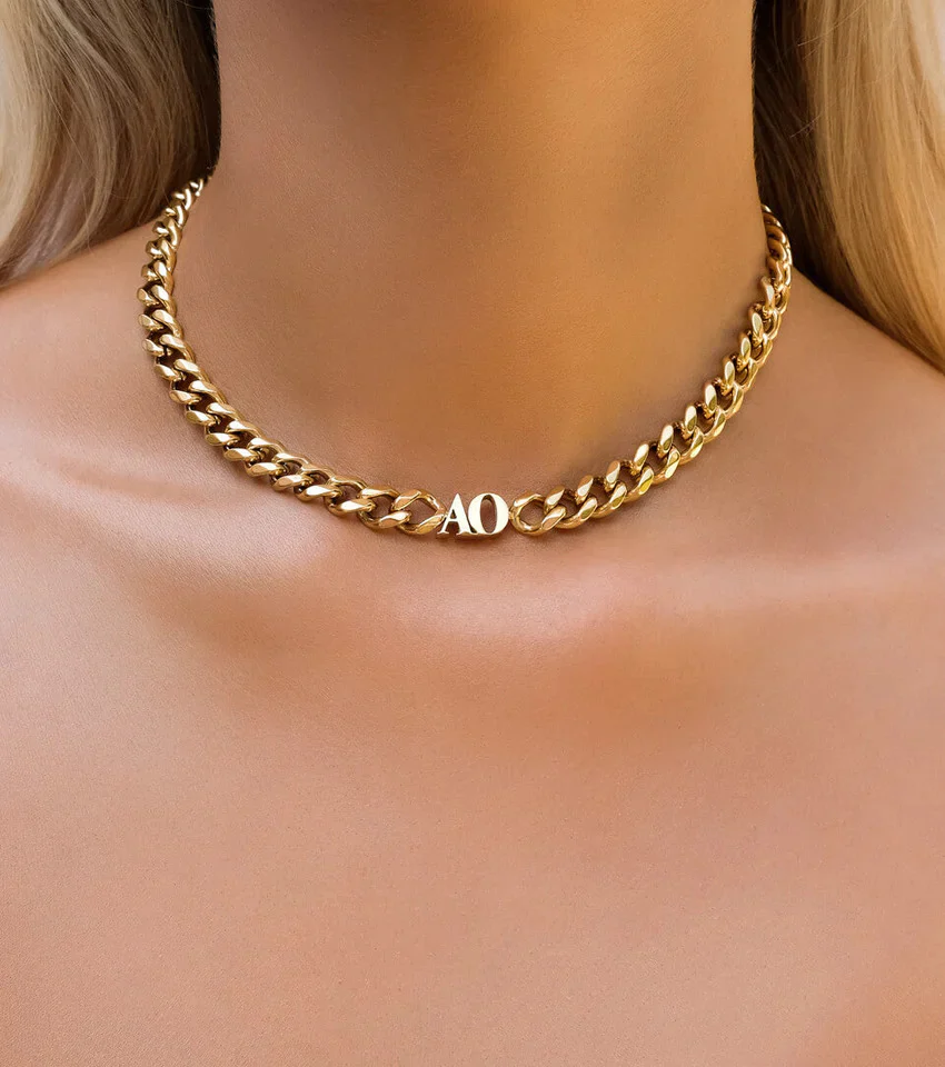 Initial Choker Necklace - Image 19