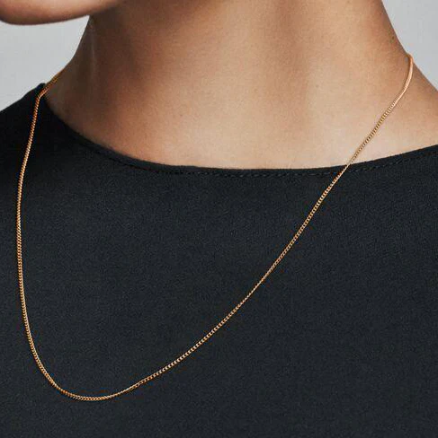 Italian Milano Sterling Silver Adjustable Chain Necklace - Image 14