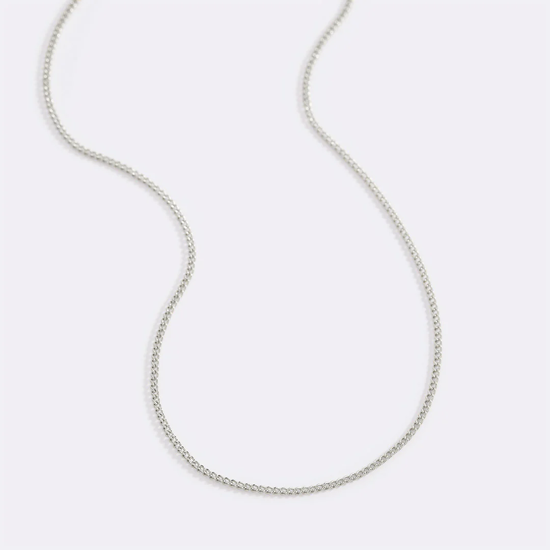 Italian Milano Sterling Silver Adjustable Chain Necklace - Image 66