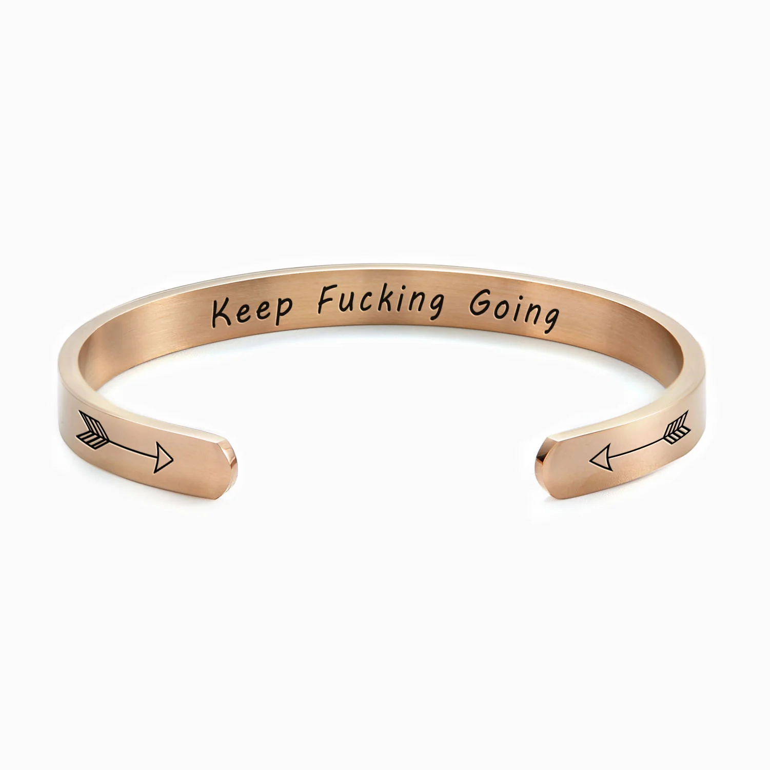 Keep Fucking Going Personalizable Cuff Bracelet - Image 29