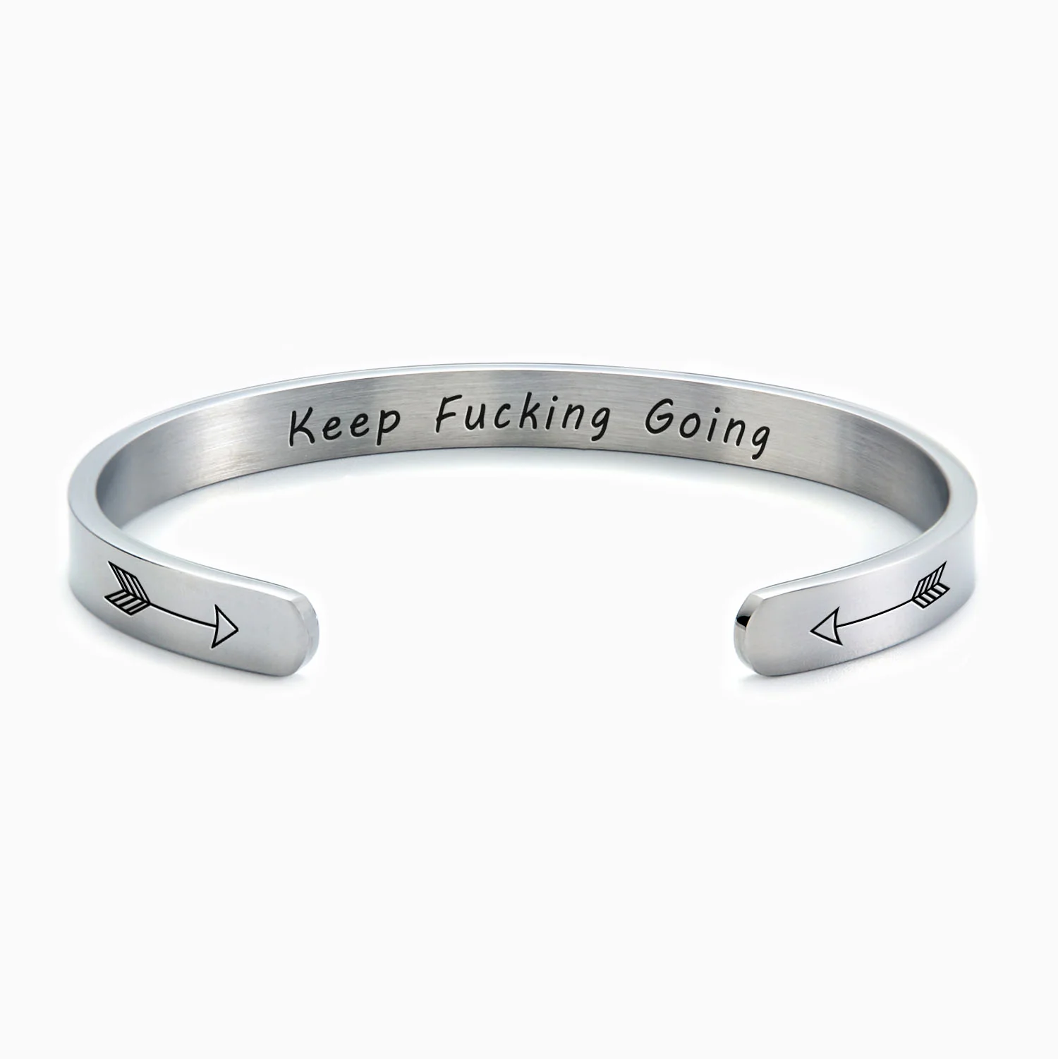 Keep Fucking Going Personalizable Cuff Bracelet - Image 32