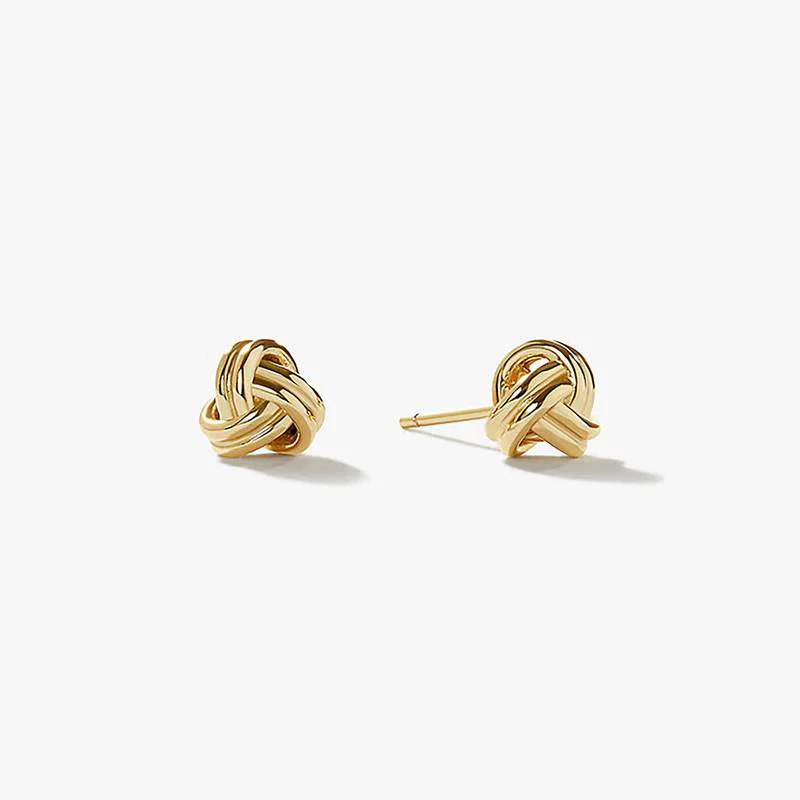 Love Knot Stud Earrings - Image 5