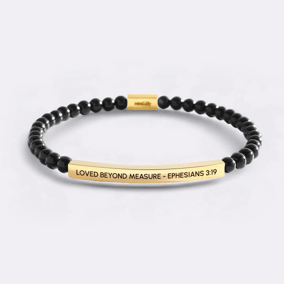 Loved Beyond Measure - Ephesians 3:19 Beaded Inspire Bracelet - Image 16
