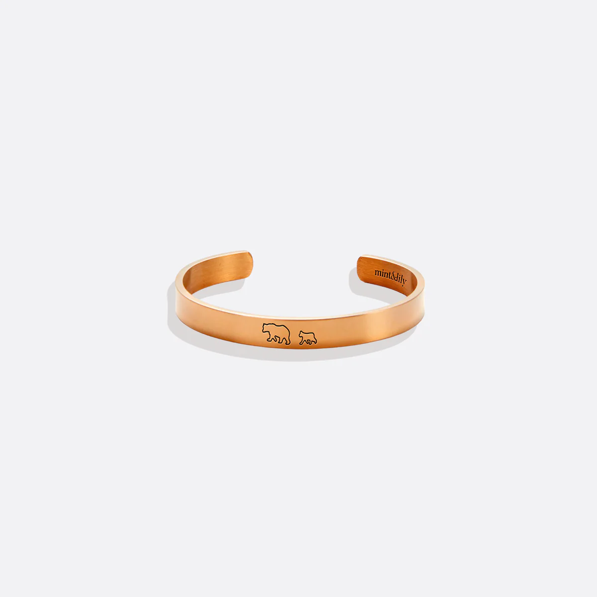 Mama Bear & Her Baby Bears Engraved Cuff Bracelet - Image 145