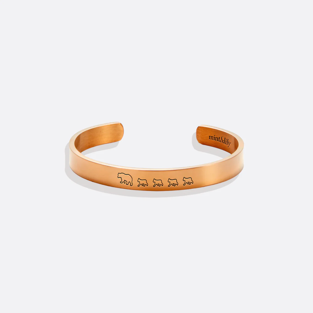 Mama Bear & Her Baby Bears Engraved Cuff Bracelet - Image 154
