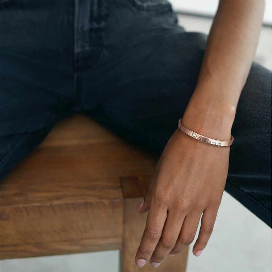 Mama Bear & Her Baby Bears Engraved Cuff Bracelet - Image 95