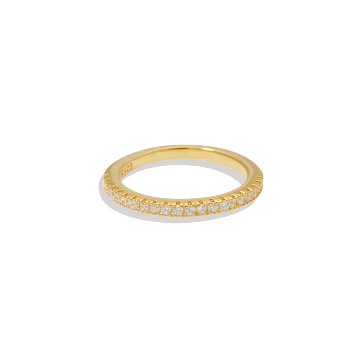 Micro Pavé Eternity Stacking Ring - Image 4