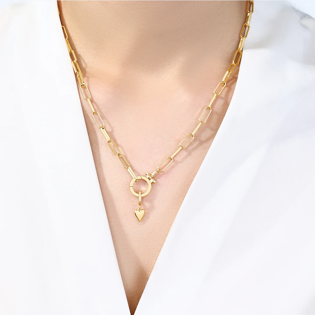 Minimalist Heart Charm - Image 5