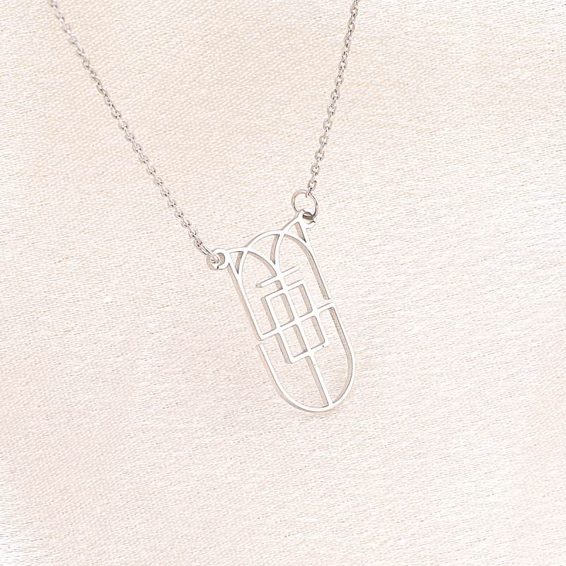 Minimalist Monogram Name Necklace - Image 17