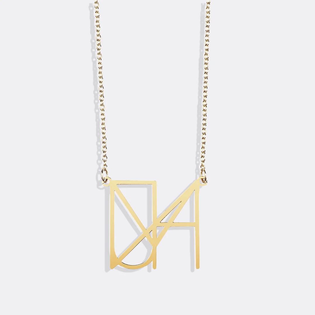 Minimalist Monogram Name Necklace - Image 4