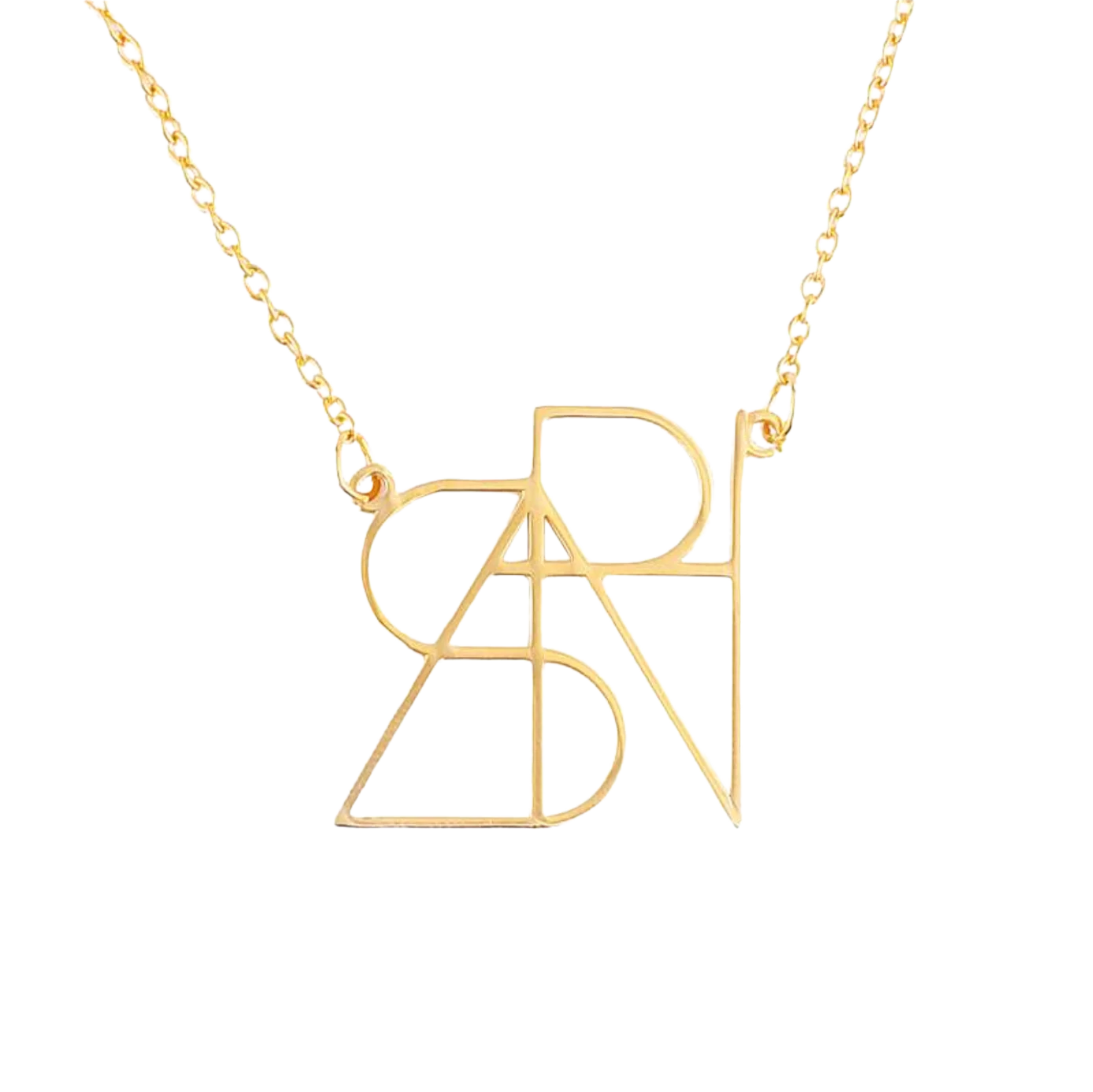 Minimalist Monogram Name Necklace - Image 7