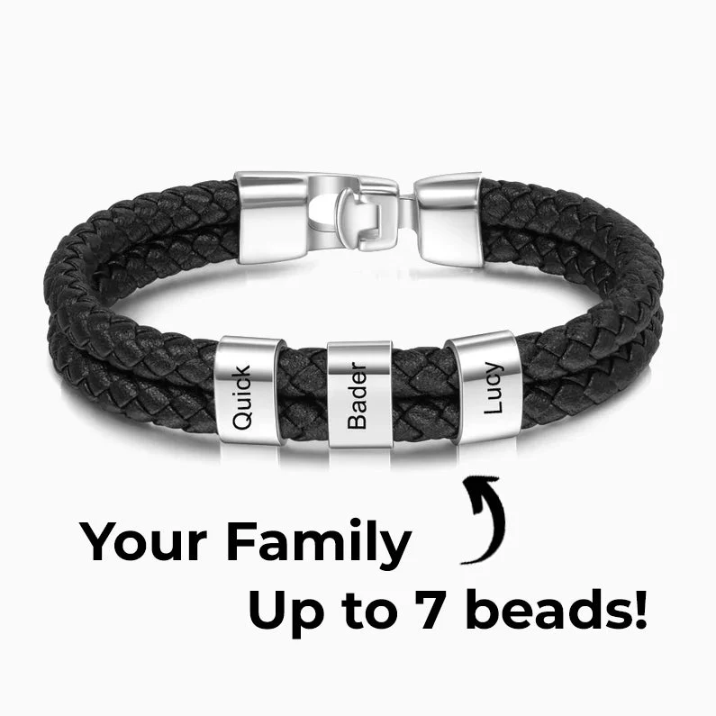 Minimalist Personalized Beaded Name Bracelet - Image 15