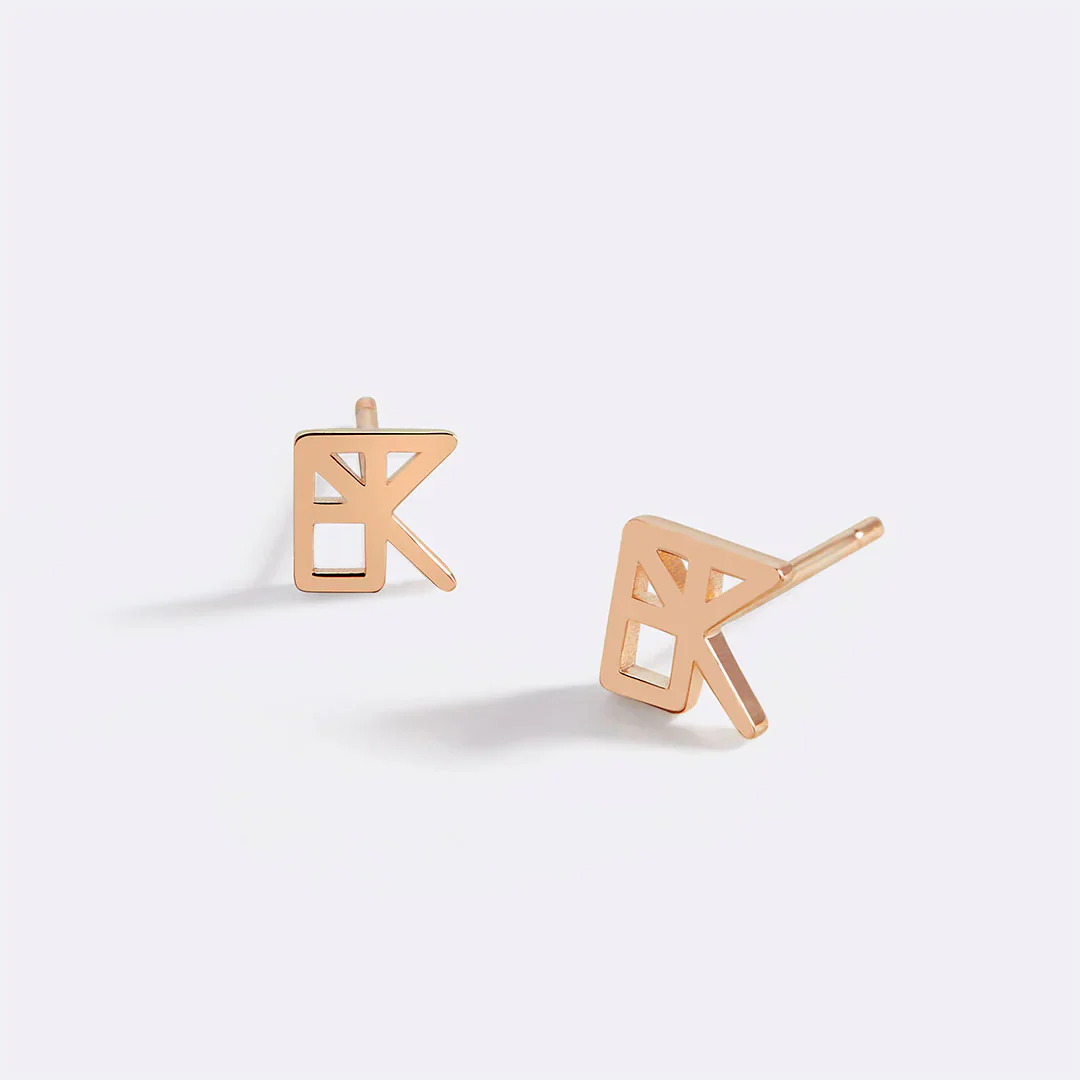 Monogram Name Earrings - Image 49