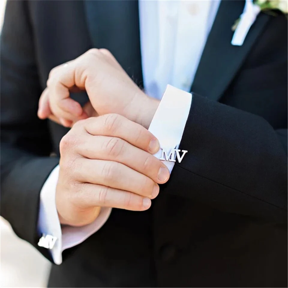Monogrammed Cufflinks with Initials - Image 14