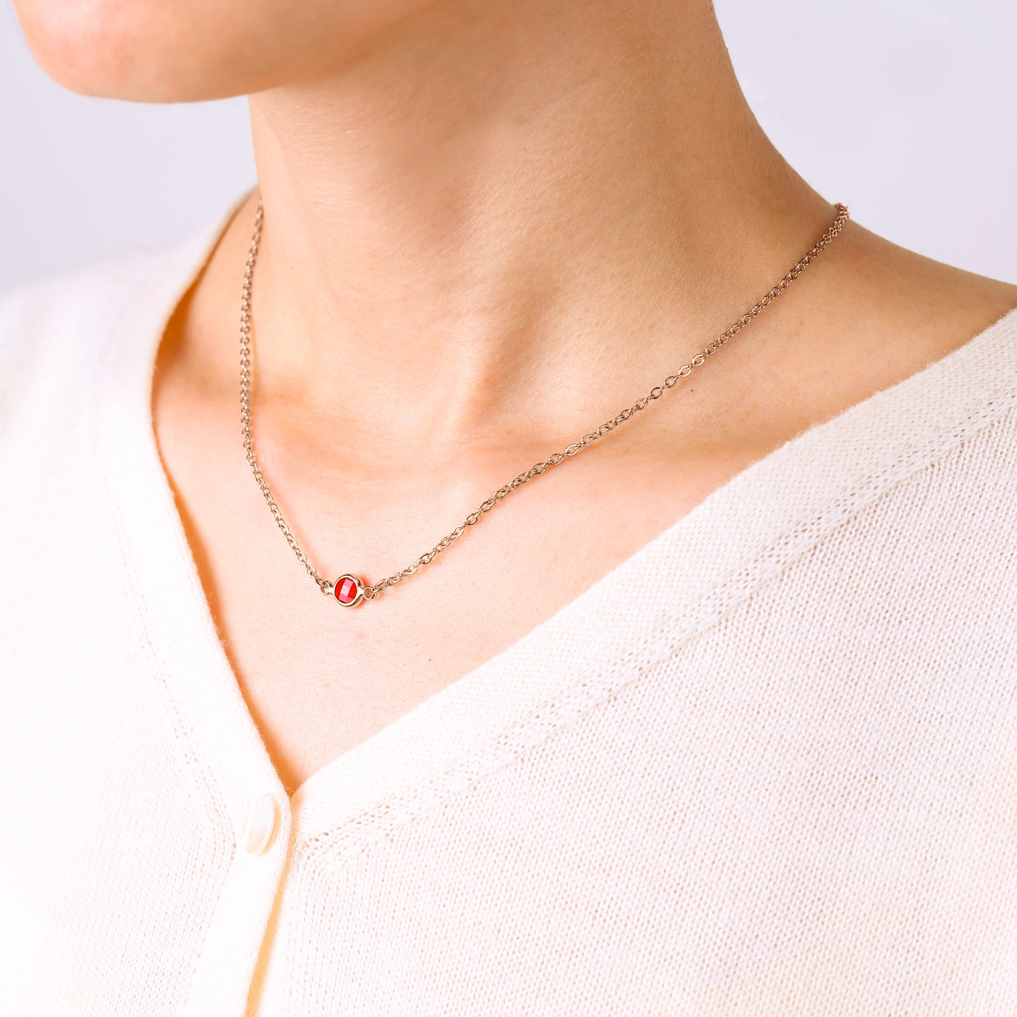 Multi-Stone Birthstone Necklace - Image 13