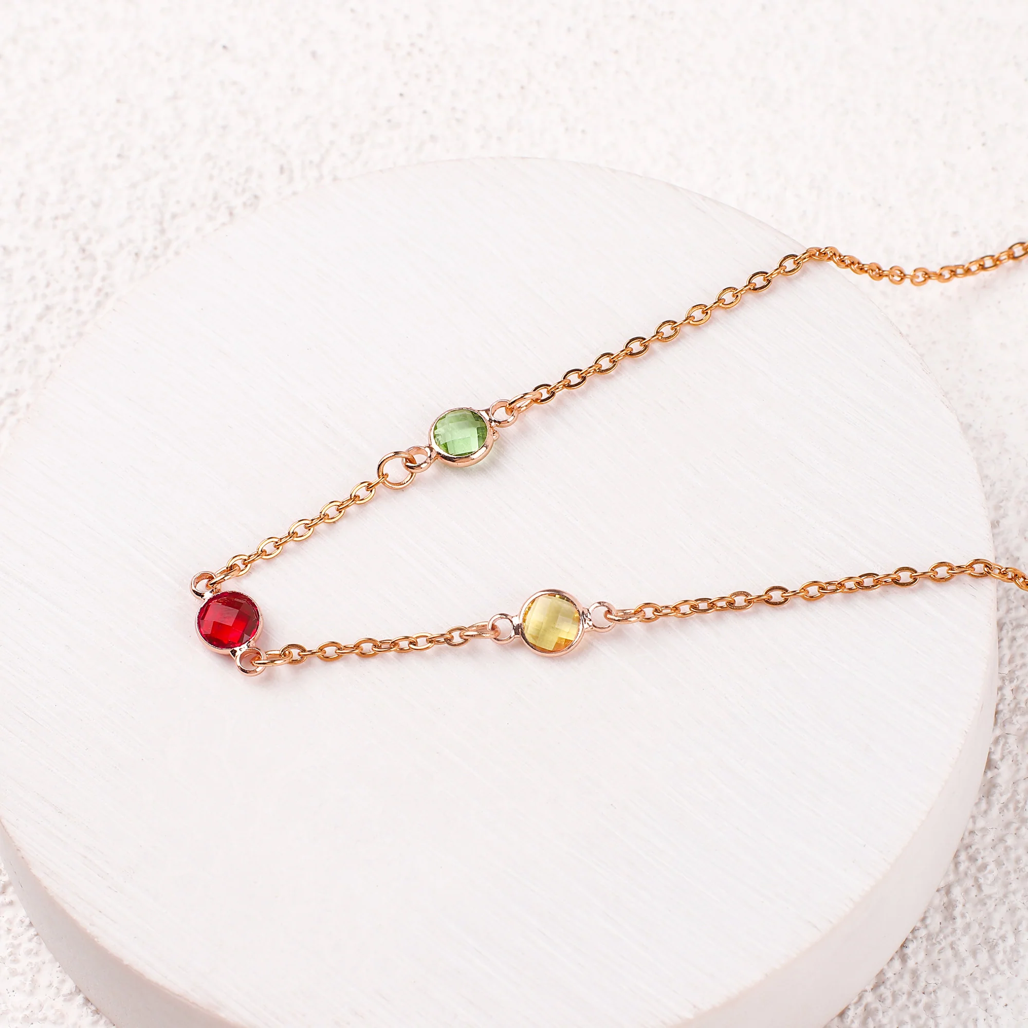 Multi-Stone Birthstone Necklace - Image 14