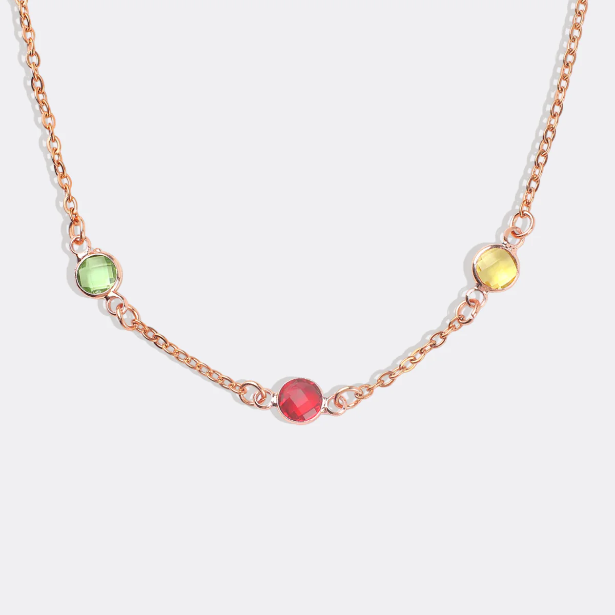 Multi-Stone Birthstone Necklace - Image 17