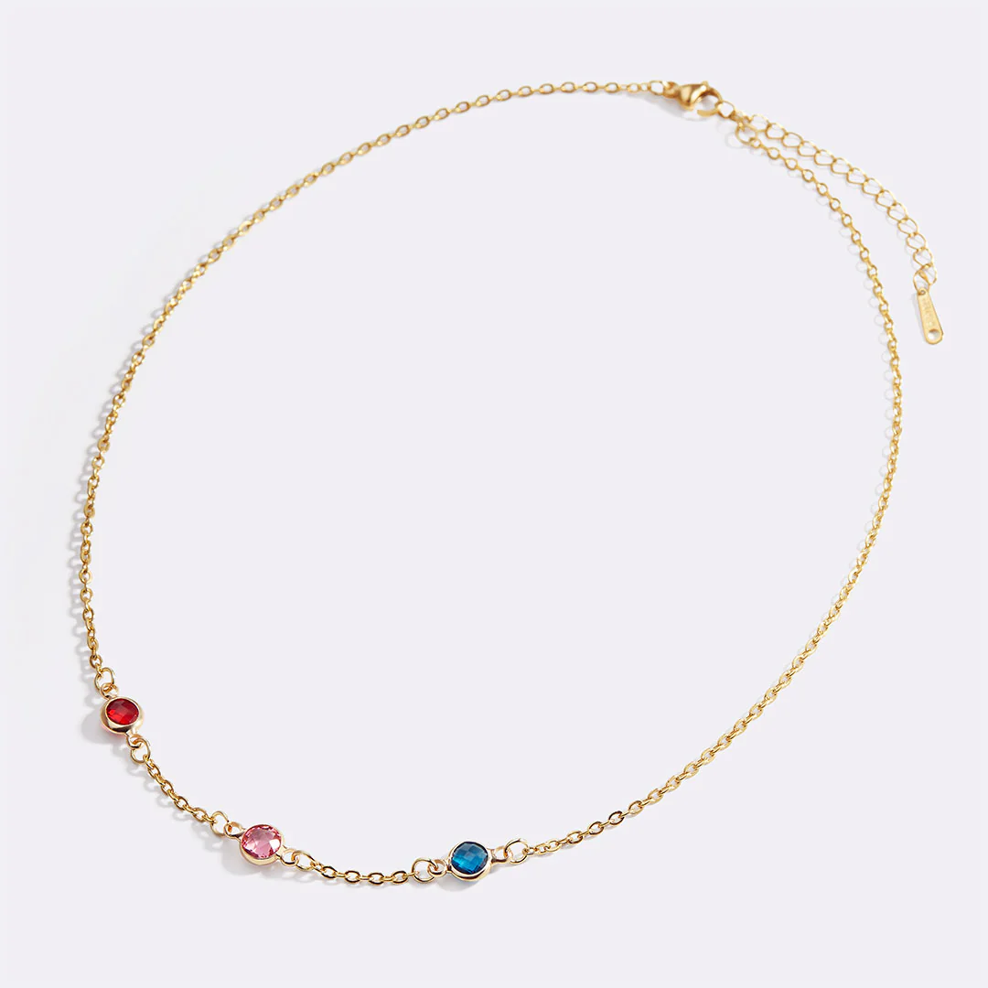 Multi-Stone Birthstone Necklace - Image 21