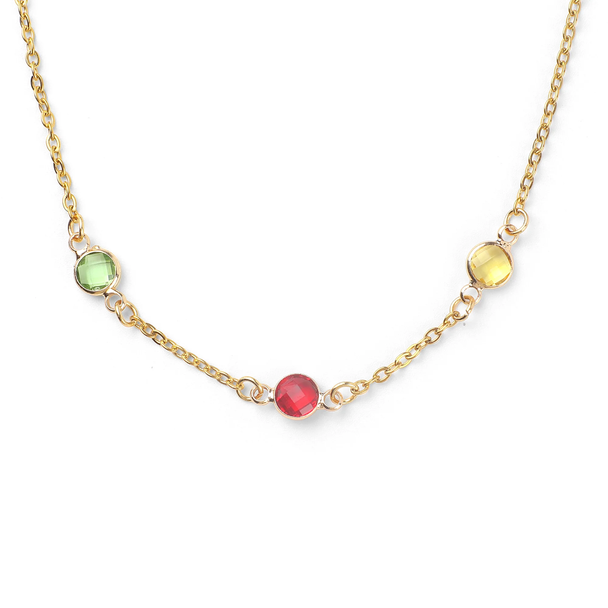 Multi-Stone Birthstone Necklace - Image 3