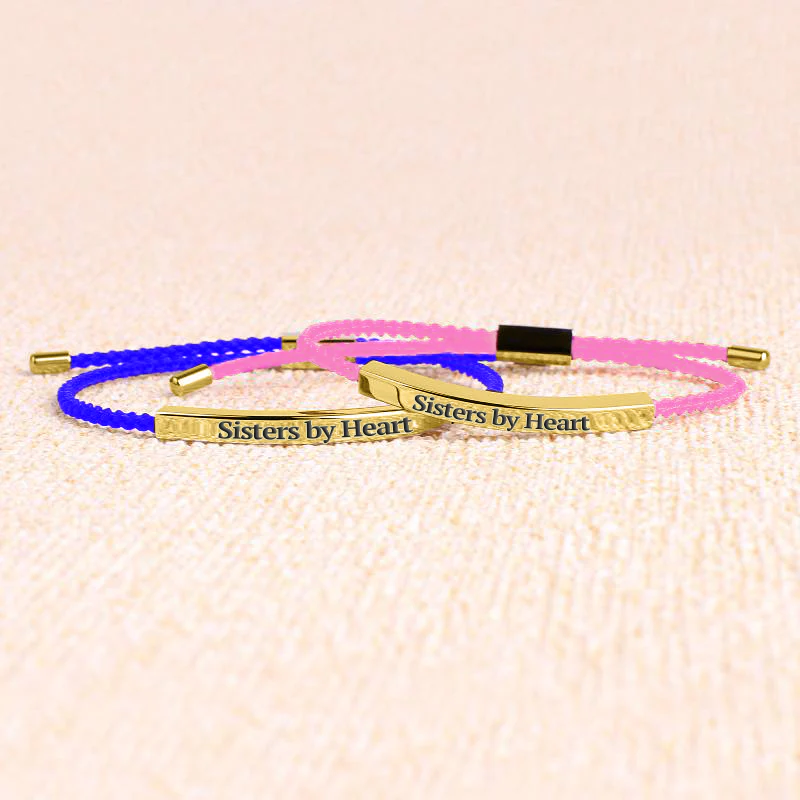 Not Sisters By Blood But Sisters By Heart Inspire Bracelet - Image 33
