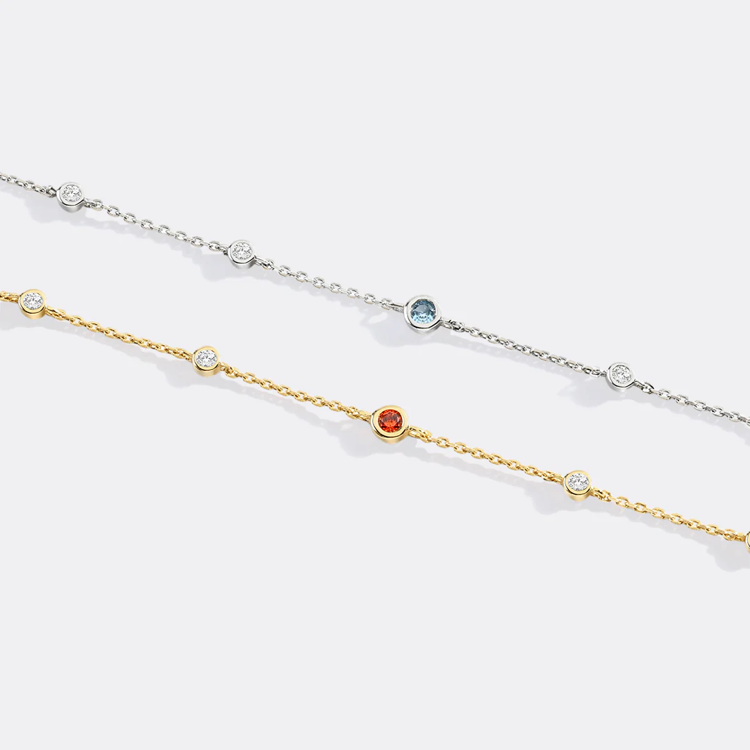 November Birthstone Station Bracelet - Image 5