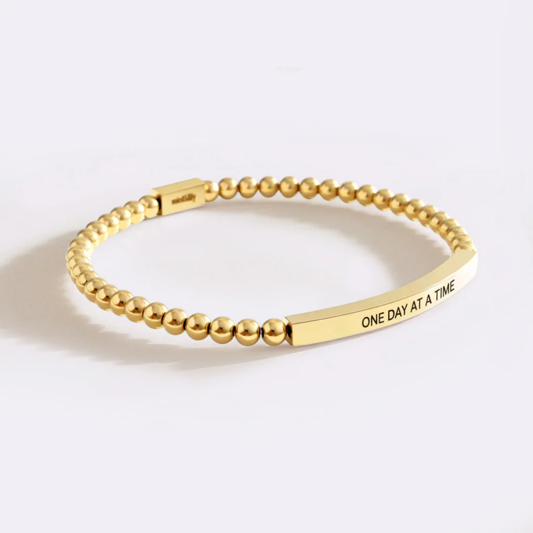 One Day At A Time Beaded Inspire Bracelet - Image 10