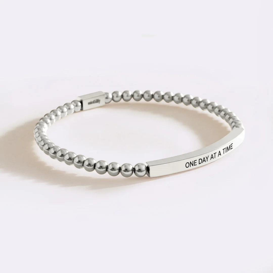 One Day At A Time Beaded Inspire Bracelet - Image 11