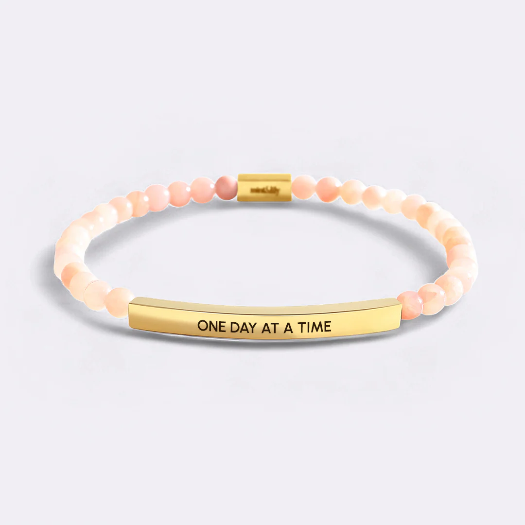 One Day At A Time Beaded Inspire Bracelet - Image 3