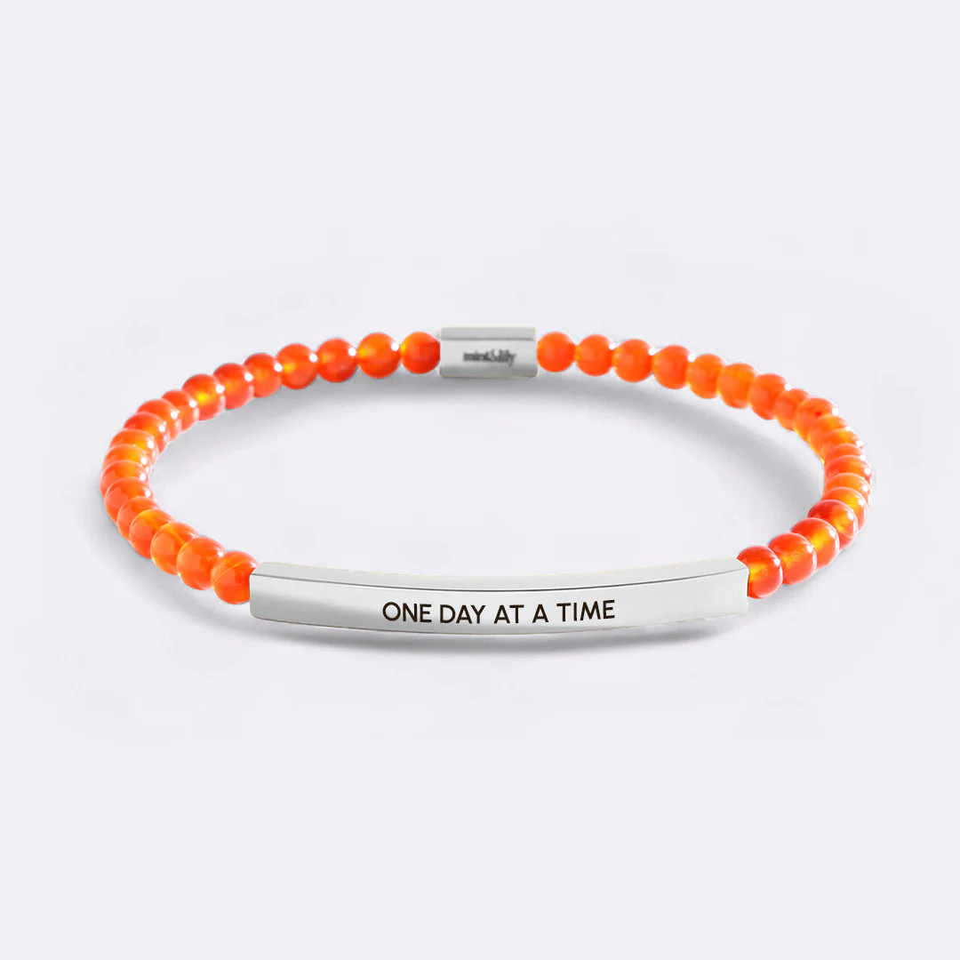 One Day At A Time Beaded Inspire Bracelet - Image 5