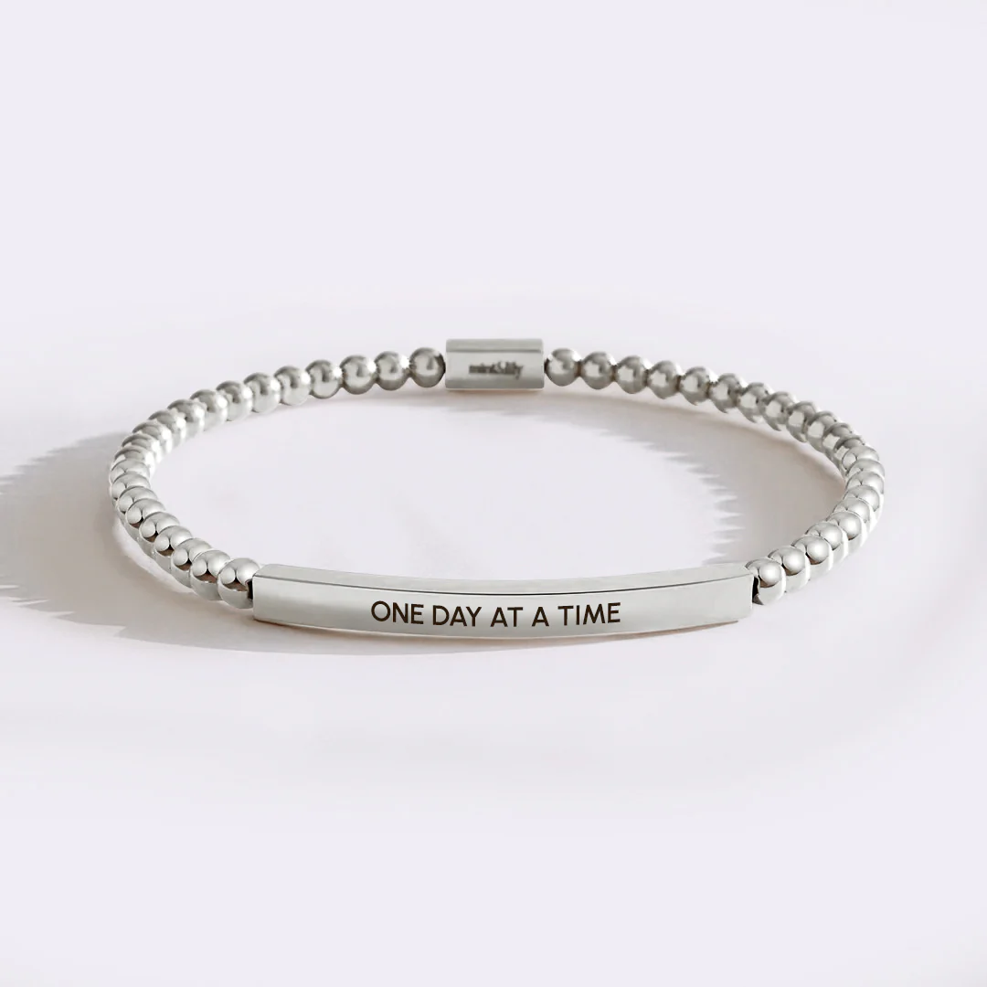 One Day At A Time Beaded Inspire Bracelet - Image 7