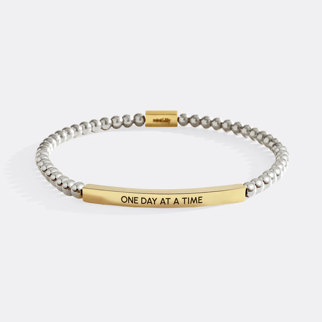 One Day At A Time Beaded Inspire Bracelet - Image 8