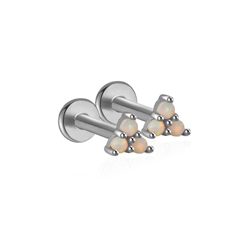 Opal Trio Sleeper Stud Earrings | 18g - Image 12