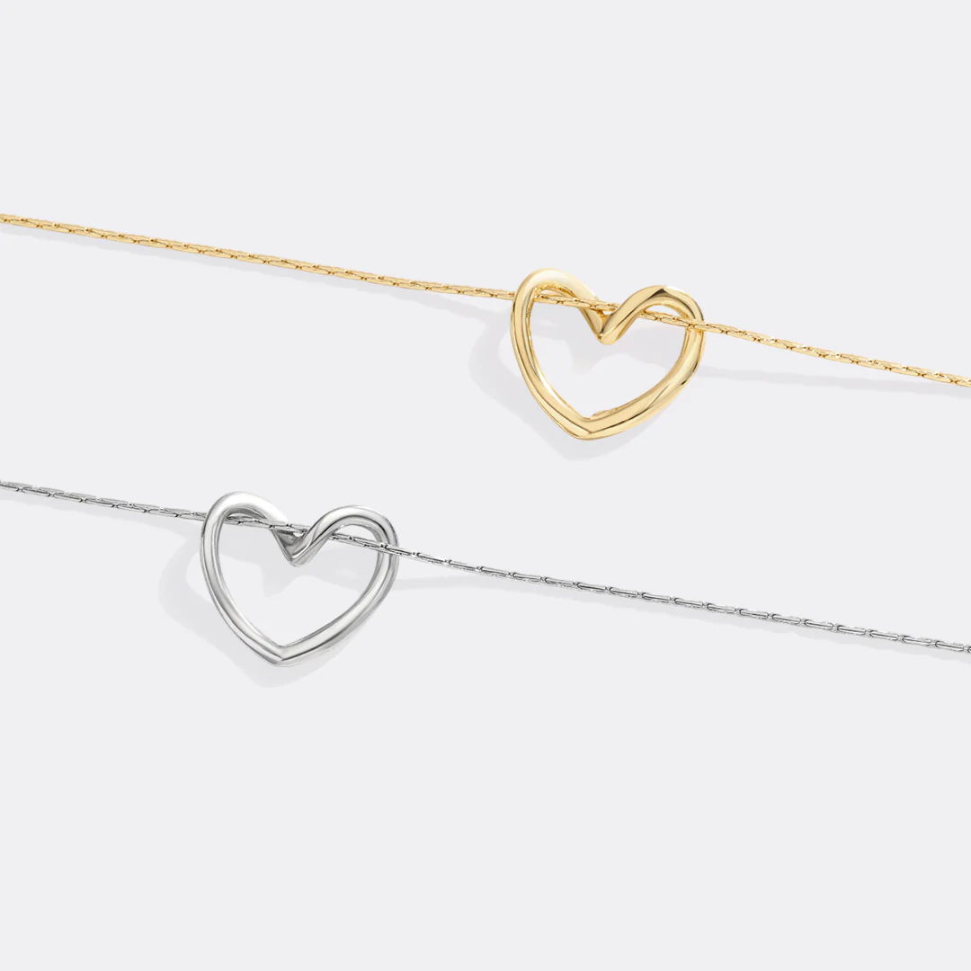 Open Heart Necklace - Image 7