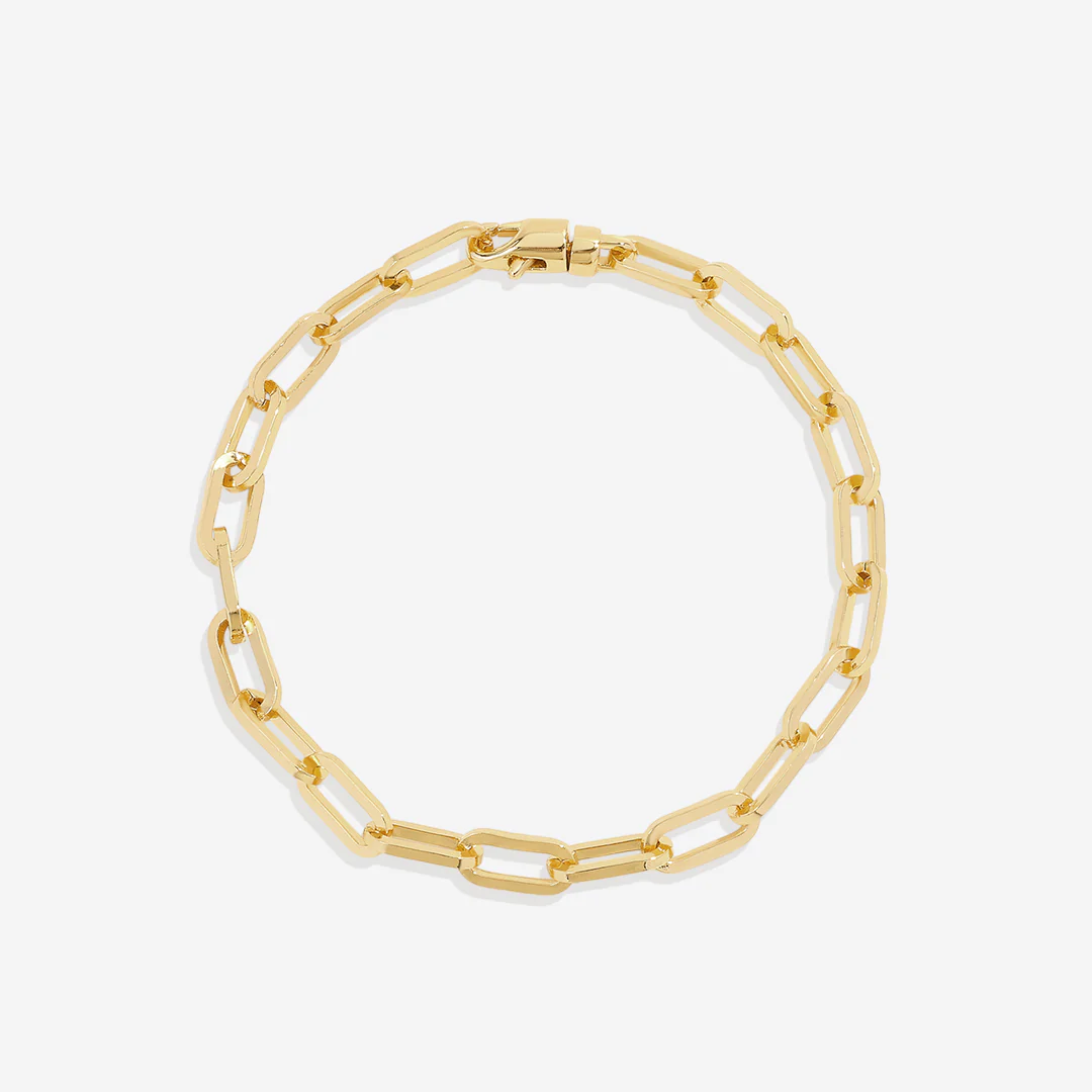 Open Link Paperclip Chain Bracelet - Image 12