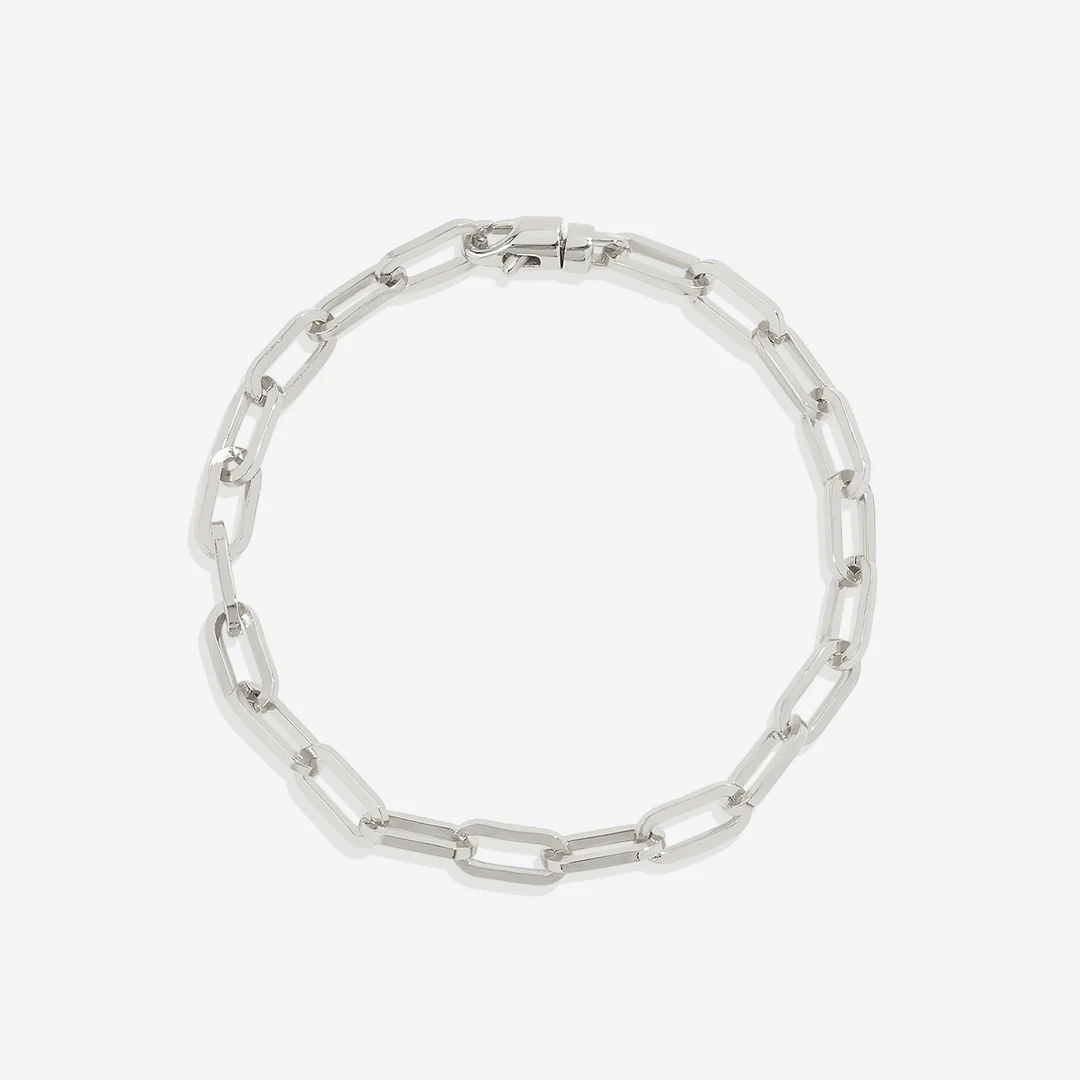 Open Link Paperclip Chain Bracelet - Image 17