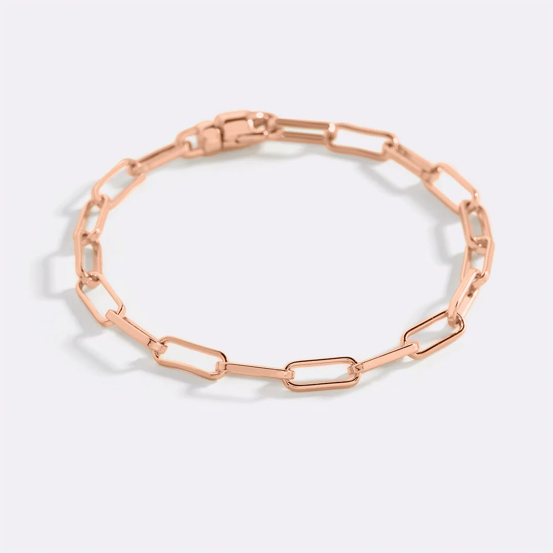 Open Link Paperclip Chain Bracelet - Image 24