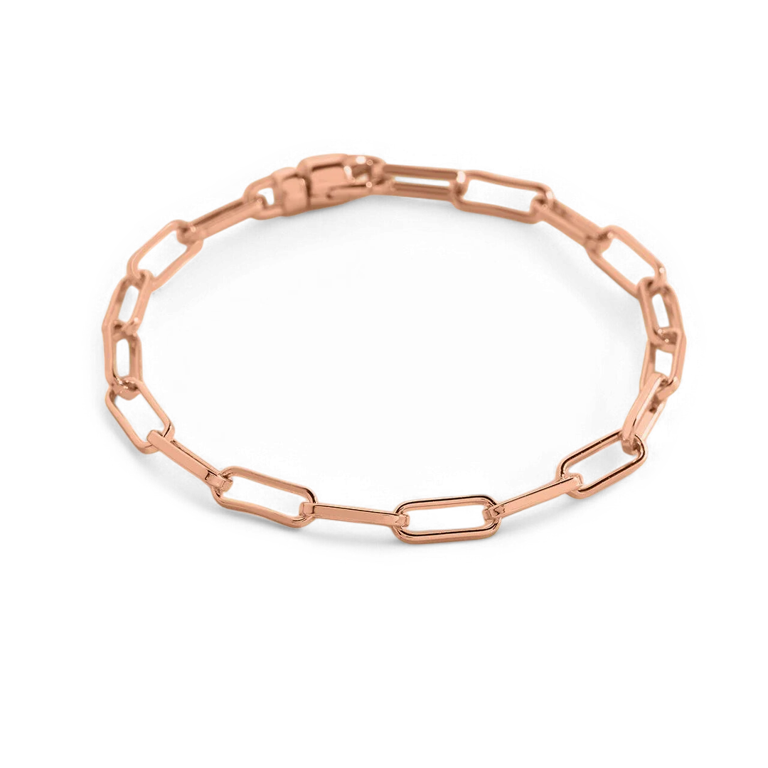 Open Link Paperclip Chain Bracelet - Image 30