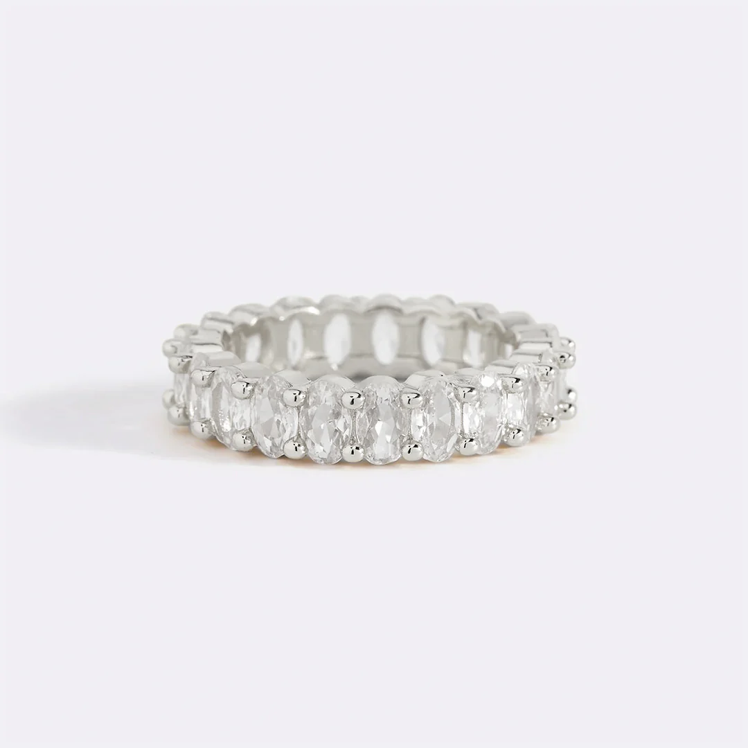 Oval Eternity Ring - Image 14