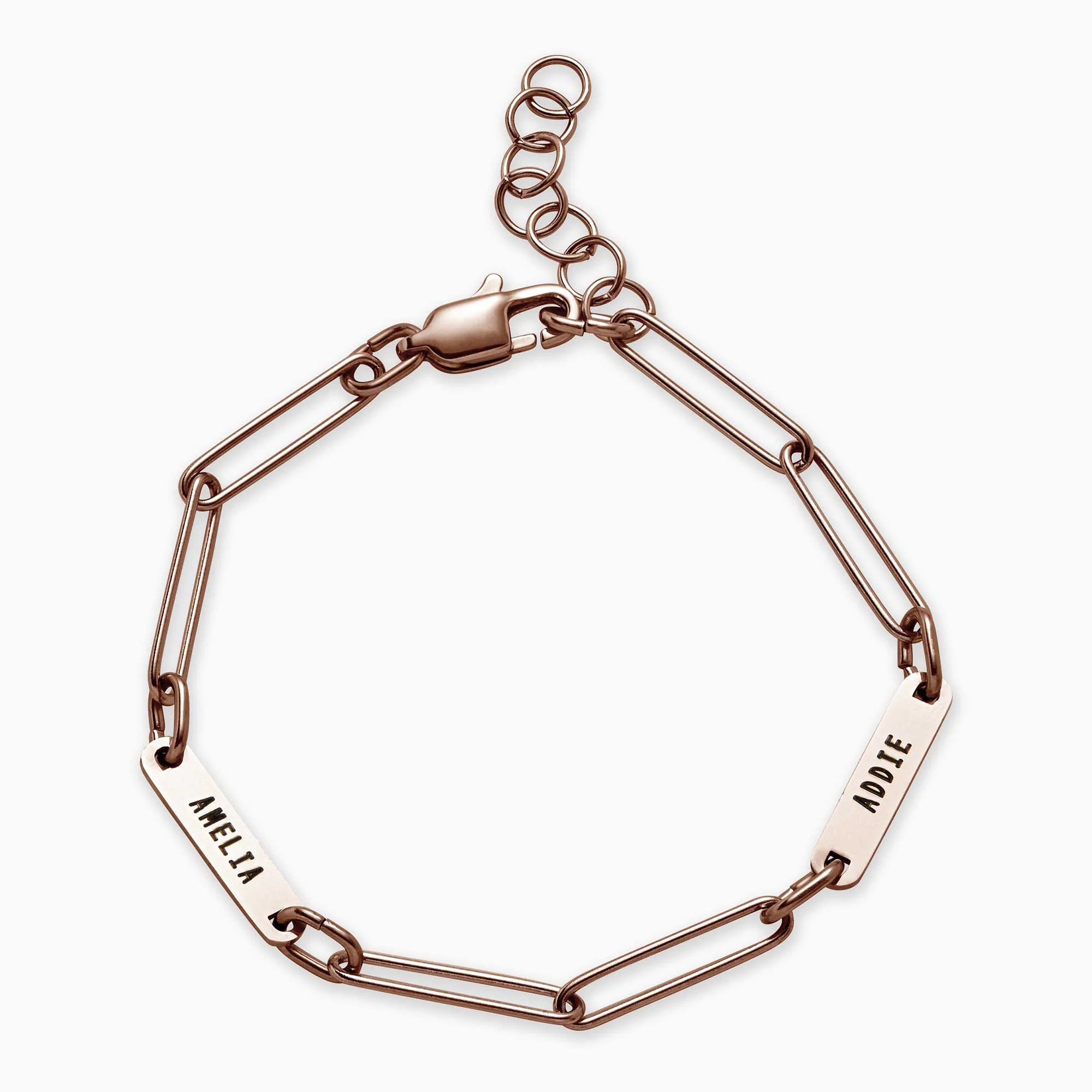 Personalized Paperclip Name Bracelet - Image 11